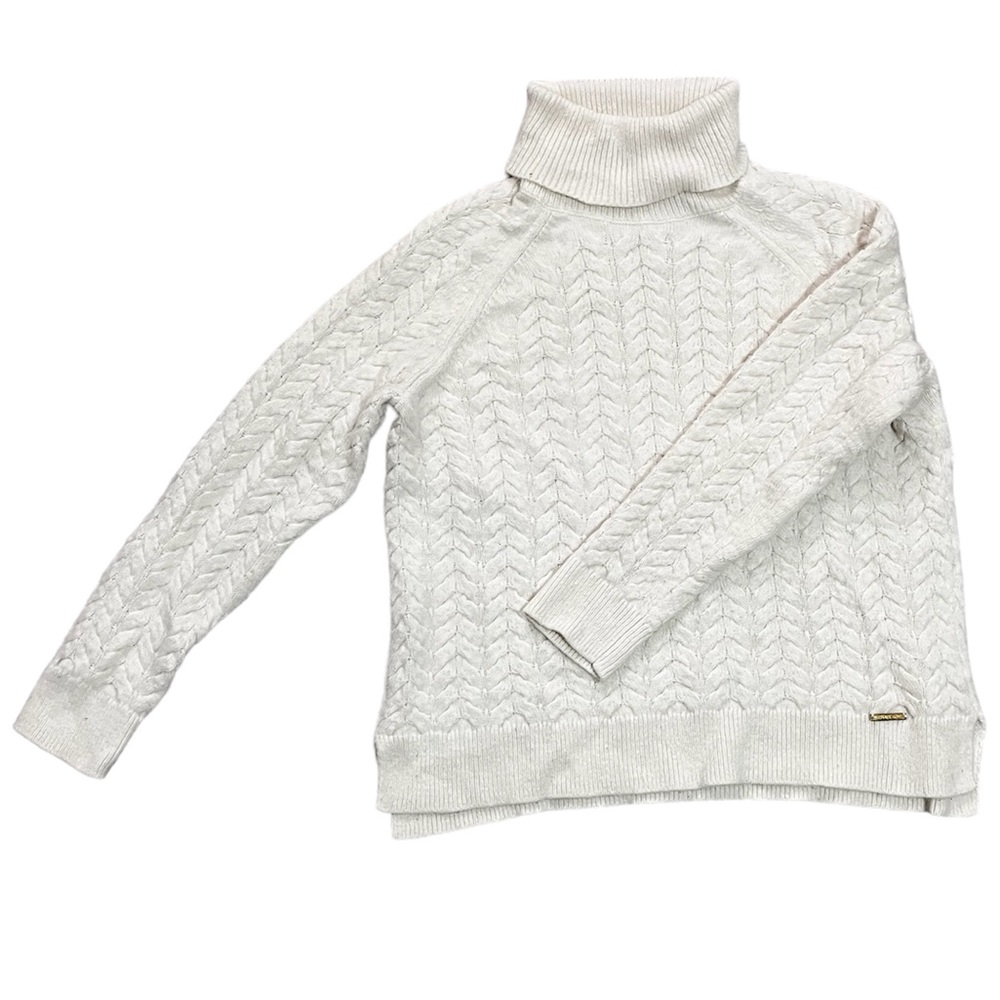 MICHAEL Michael Kors Cream Turtleneck Size L